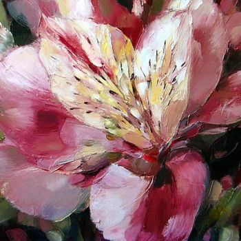 Painting titled ""Blossoming"" by Diana Sadykova, Original Artwork