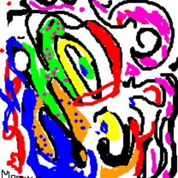 Digital Arts titled "Marin ivre" by Xraylima, Original Artwork, Digital Painting