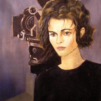 Painting titled "Helena Bonham Carte…" by Reginald Gray, Original Artwork