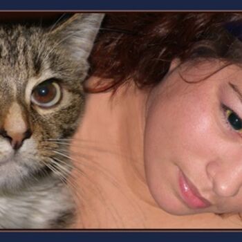 Digital Arts titled "Felinomania Metamor…" by The Mystic Otto Rapp, Original Artwork, Photo Montage