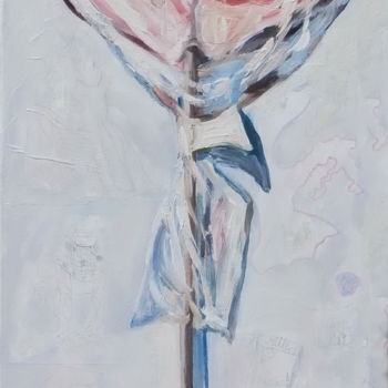 Painting titled "Sucette spirale" by Nathalia Chipilova, Original Artwork, Oil