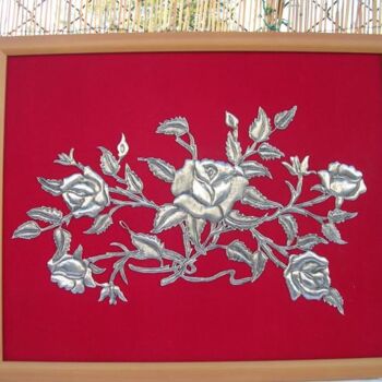 Artcraft titled "A Rosa e Folha Reco…" by Vanda Estriga, Original Artwork