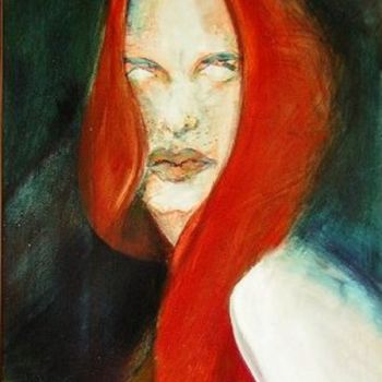Painting titled "Woman Without 29pfp" by Richard Herr, Original Artwork, Acrylic