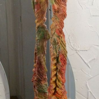 Sculpture intitulée "GEYZER" par Catherine Lesueur (C.Lesueur), Œuvre d'art originale, Céramique