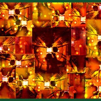 Pintura titulada "Central luminosa" por Hilda De Urrutia, Obra de arte original