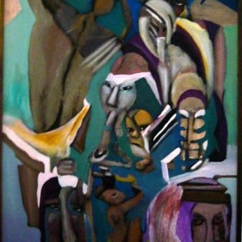 Ζωγραφική με τίτλο "twilight of myths" από Markosa, Αυθεντικά έργα τέχνης