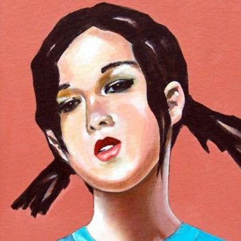 Pintura titulada ""Cindy"" por George Anthony Penon Cassallo, Obra de arte original, Acrílico