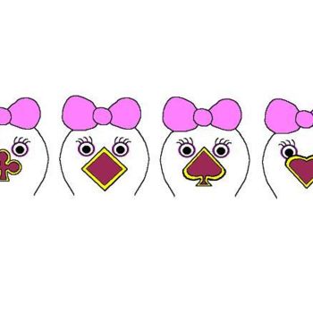 Drawing titled "Las Vegas Quartet" by Kai-Yu Sun, Original Artwork