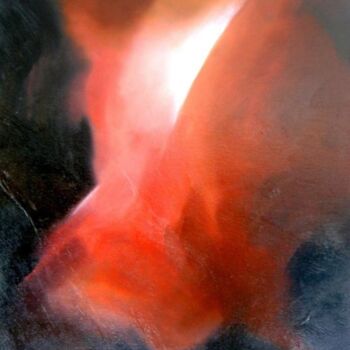 Peinture intitulée "porte 4" par Martial Bidard, Œuvre d'art originale, Huile