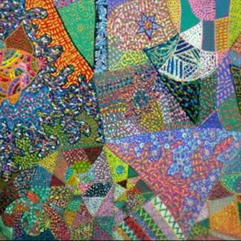 Schilderij getiteld "Brasil de todos os…" door Silva Patty, Origineel Kunstwerk