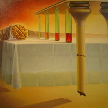 Pintura intitulada "Don't do that at ho…" por Gyuri Lohmuller, Obras de arte originais, Óleo