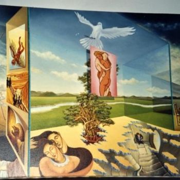 "human sensations -s…" başlıklı Tablo Gyuri Lohmuller tarafından, Orijinal sanat, Petrol