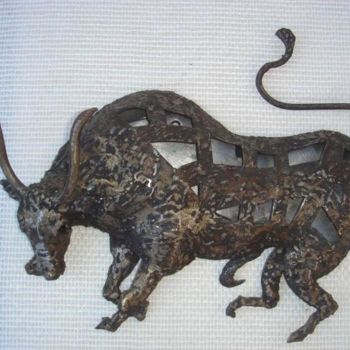 「Stier」というタイトルの絵画 Jos Devondelによって, オリジナルのアートワーク