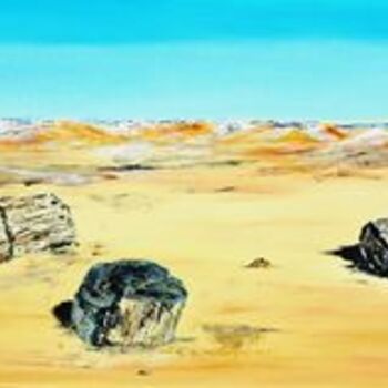 Peinture intitulée "Mirage" par Dominique Thivollier, Œuvre d'art originale