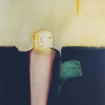 Malerei mit dem Titel "Enigme" von Maxime Mucret, Original-Kunstwerk, Öl