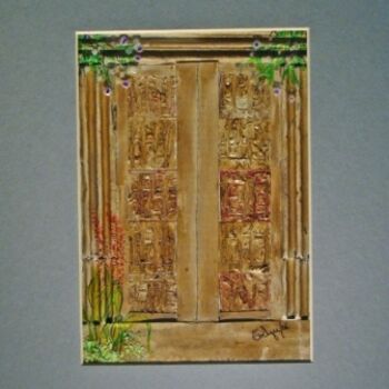 雕塑 标题为“Open the Door” 由Evelyn Reinprecht, 原创艺术品
