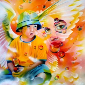 Peinture intitulée "chagrin d'amour" par Jeannette Guichard-Bunel, Œuvre d'art originale, Huile