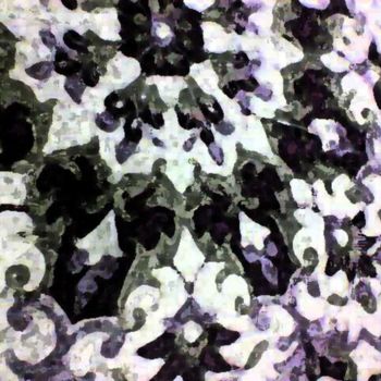 Artes digitais intitulada "Fresco Flower" por Syed Rizvi, Obras de arte originais