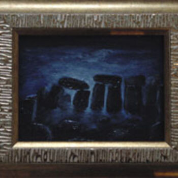 Peinture intitulée "Dolmeni" par Elen Gera, Œuvre d'art originale