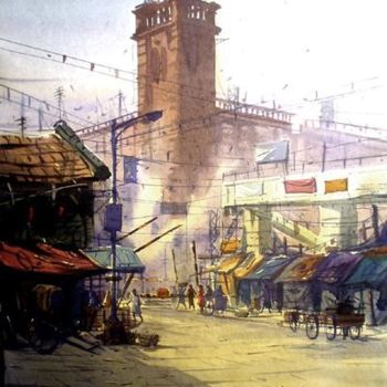 제목이 "Calcatta,City of joy"인 미술작품 Kishore Singh로, 원작