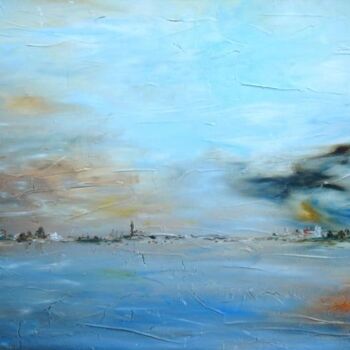 Peinture intitulée "Lueur dans nuages c…" par Elisa Cook Benbassat Bassat, Œuvre d'art originale, Autre
