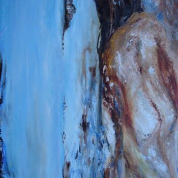 Peinture intitulée "Née poussière, eau…" par Elisa Cook Benbassat Bassat, Œuvre d'art originale, Huile