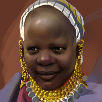 Digital Arts titled "negro.jpg" by Kishore Singh, Original Artwork