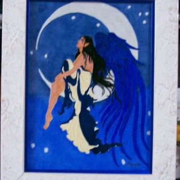 Peinture intitulée "L'évasion dans le c…" par Monette O'Neill, Œuvre d'art originale