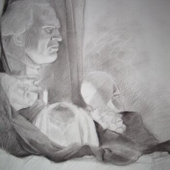 Drawing titled "nature morte" by Farid Ait Aoudia, Original Artwork