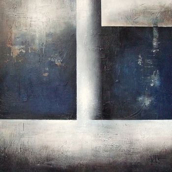 Peinture intitulée "Côte à côte" par Isabelle Mignot, Œuvre d'art originale, Acrylique Monté sur Châssis en bois