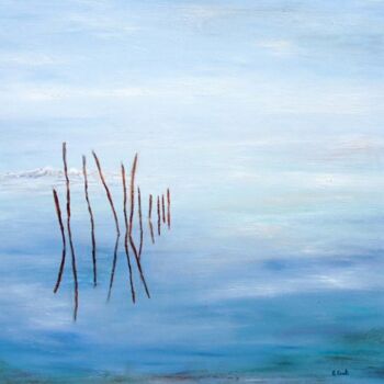Peinture intitulée "Du côté de Salt Lak…" par Elisa Cook Benbassat Bassat, Œuvre d'art originale, Autre