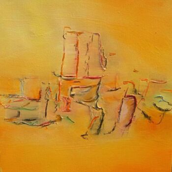 Peinture intitulée "Dans la chaleur de…" par Elisa Cook Benbassat Bassat, Œuvre d'art originale, Huile