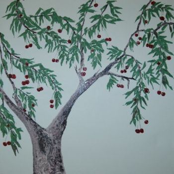 Peinture intitulée "ETE" par Dominique Thivollier, Œuvre d'art originale