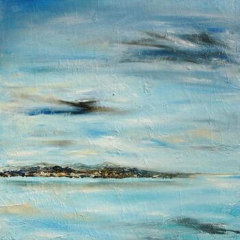 Painting titled "Quand les nuages gr…" by Elisa Cook Benbassat Bassat, Original Artwork, Other