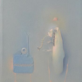 Painting titled "Jazz" by Adrian Paiu, Original Artwork, Oil