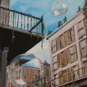 Peinture intitulée "perret perrey" par Manu Surreabulliste, Œuvre d'art originale