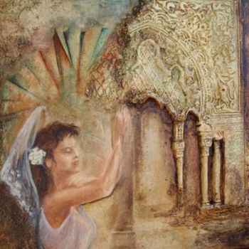 「Al-Andaluz」というタイトルの絵画 Sylvia B.Gananciaによって, オリジナルのアートワーク, オイル