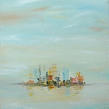 Peinture intitulée "Ciel de porcelaine" par Elisa Cook Benbassat Bassat, Œuvre d'art originale, Autre