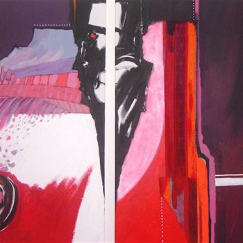 Peinture intitulée ""Regard vers l'aven…" par Catherine Suchocka, Œuvre d'art originale, Huile