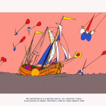 Painting titled "the adventures of K…" by Rob Arbouw, Original Artwork