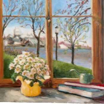 Painting titled "Demo arret culturel" by Maurice Tessier, Original Artwork