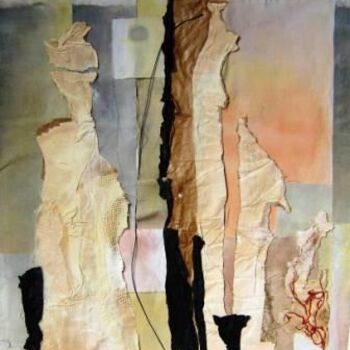 Ζωγραφική με τίτλο "LA PROMENADE" από Catherine Wagner  Dudenhoeffer, Αυθεντικά έργα τέχνης