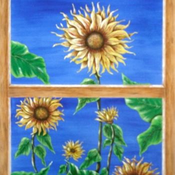 Schilderij getiteld "Good Morning" door Allegretto, Origineel Kunstwerk, Acryl