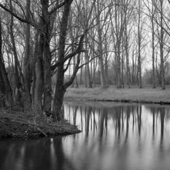 Photography titled "Hiver" by Frédéric Duchesnay, Original Artwork, Analog photography