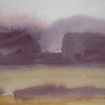 Peinture intitulée "Opus matinal" par Evelyne Hervé, Œuvre d'art originale, Huile