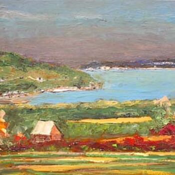 Painting titled "Storm rolling in" by Sylvio Gagnon, Original Artwork