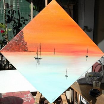 Pittura intitolato "ESTEREL" da Dominique Thivollier, Opera d'arte originale