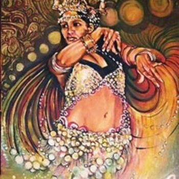 Painting titled "Sheeva" by Claudette, Original Artwork, Oil