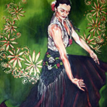 Painting titled "Autumn" by Claudette, Original Artwork, Oil