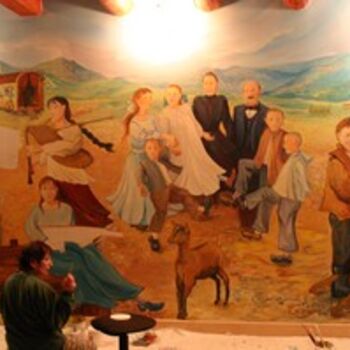 Peinture intitulée "il ne reste que le…" par Nanou, Œuvre d'art originale
